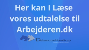 Udtaler fra DelamotteHandicap
